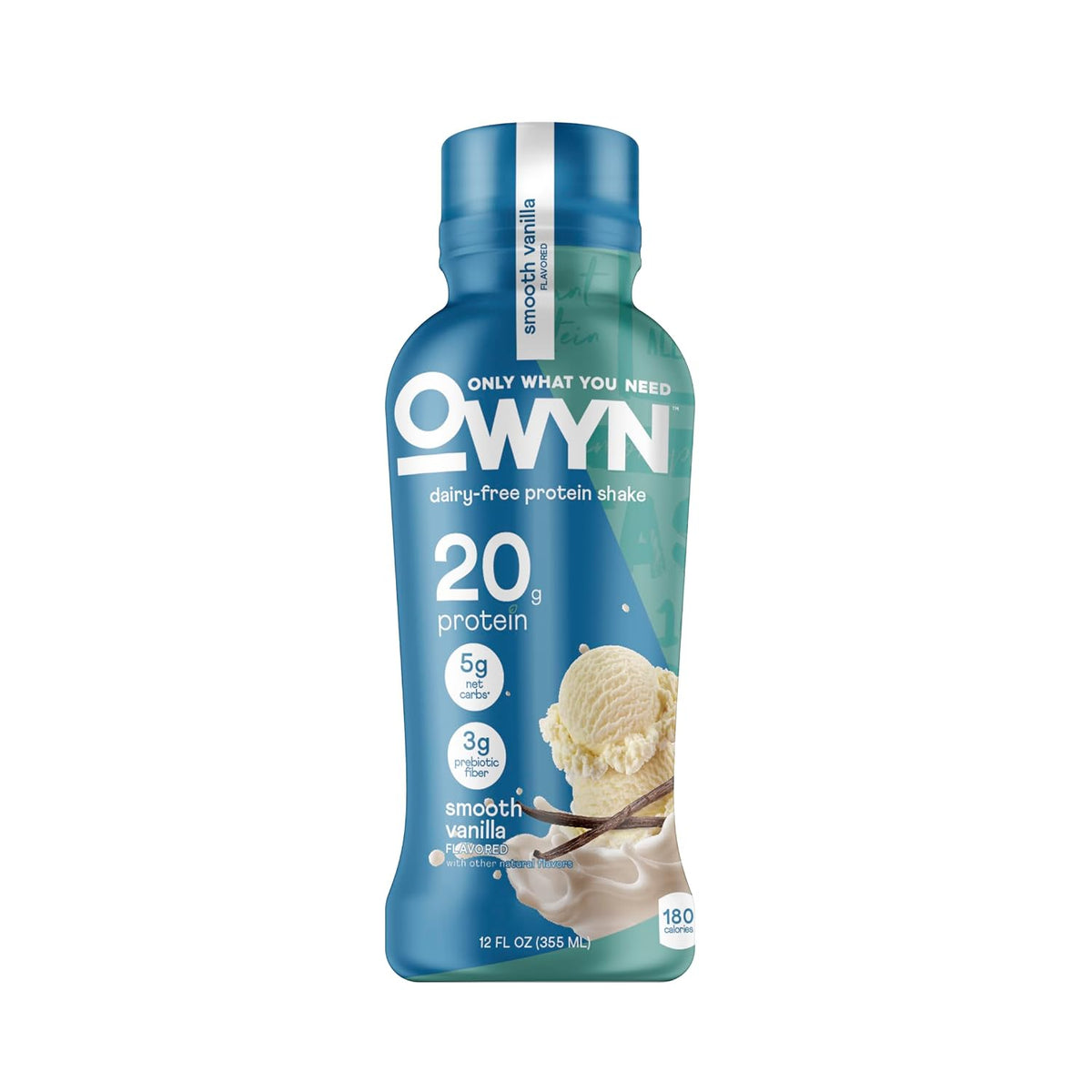 OWYN Only What You Need Smooth Vanilla Flavored 20g Protein Shake, 12 Ct