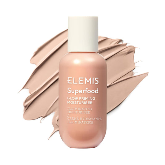 ELEMIS Superfood Glow Priming Moisturizer 60ml – Radiance-Boosting Daily Moisturizer & Face Primer for Glowing Skin
