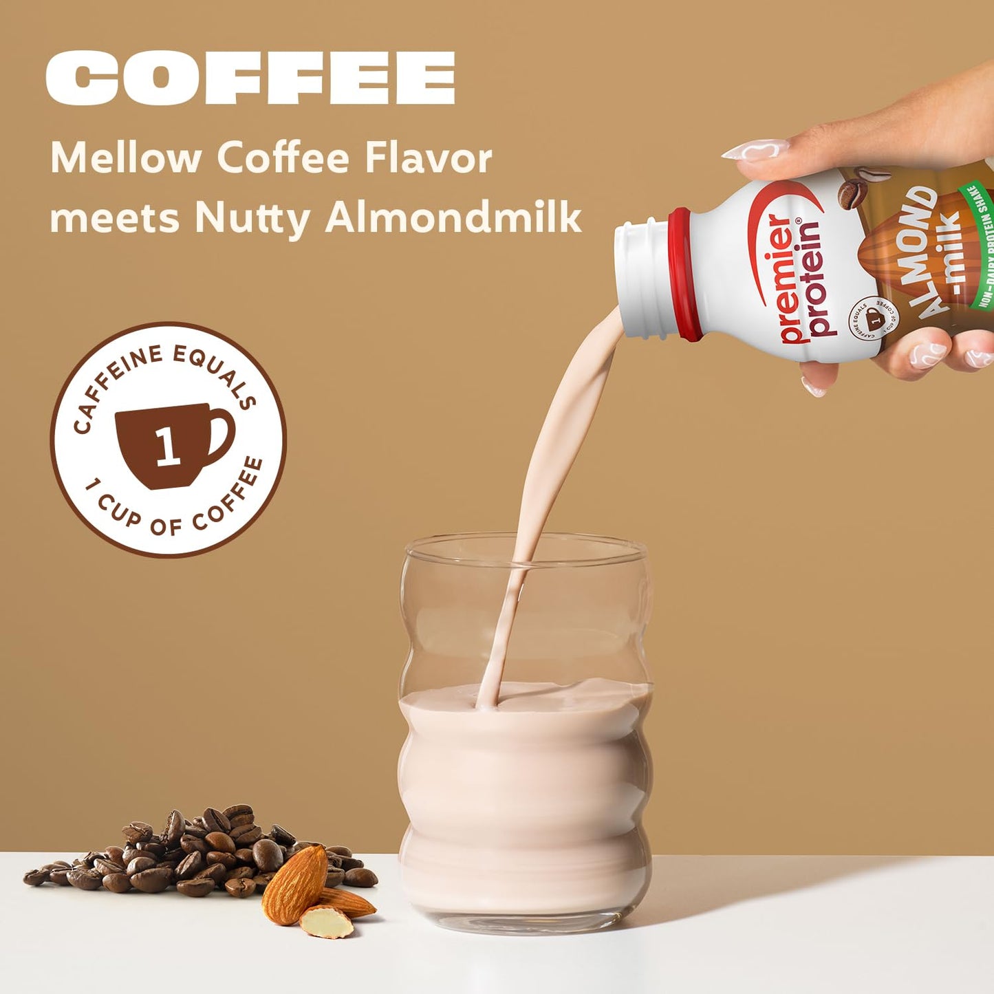 Premier Protein Non-Dairy Almondmilk Protein Shake, 20g, Chocolate, 12 Pack