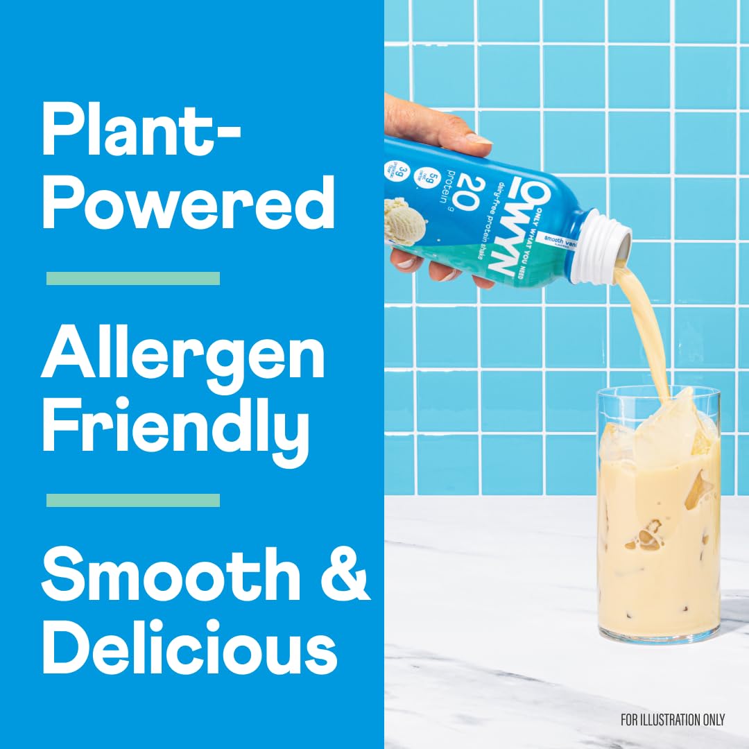 OWYN Only What You Need Smooth Vanilla Flavored 20g Protein Shake, 12 Ct