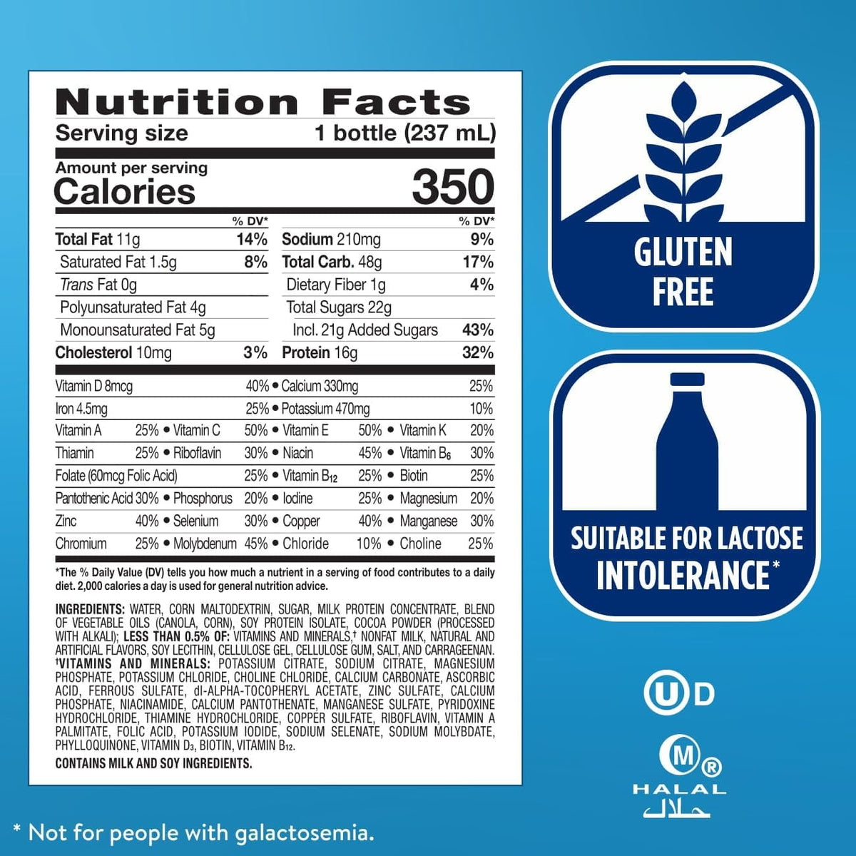 Ensure Plus Milk Chocolate Nutrition Shake, 24 Pack