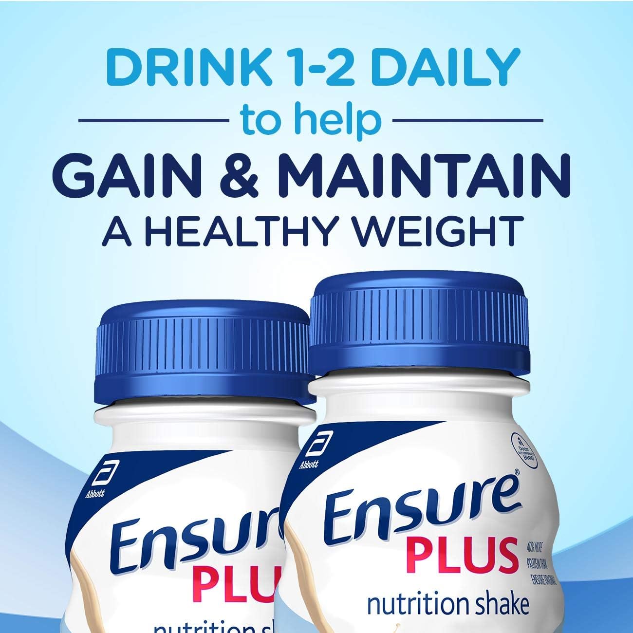 Ensure Plus Milk Chocolate Nutrition Shake, 24 Pack
