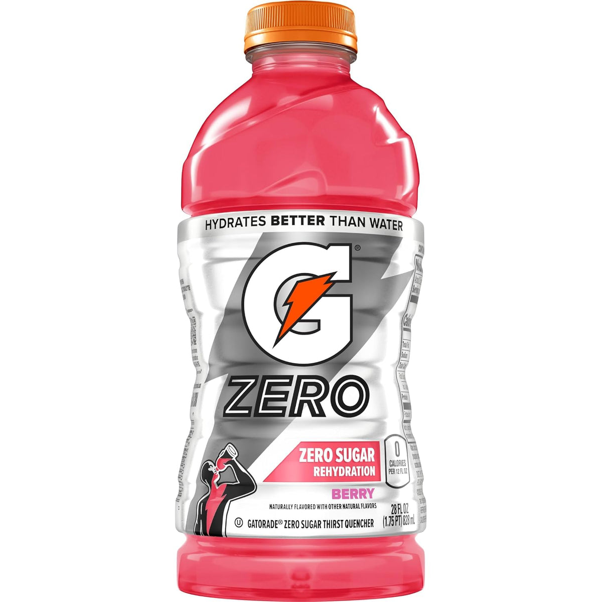 Gatorade G Zero Berry Thirst Quencher, 28 Fl Oz Bottle