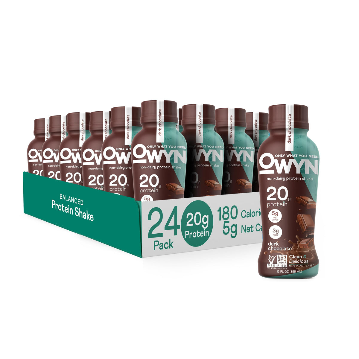 OWYN Only What You Need Smooth Vanilla Flavored 20g Protein Shake, 12 Ct