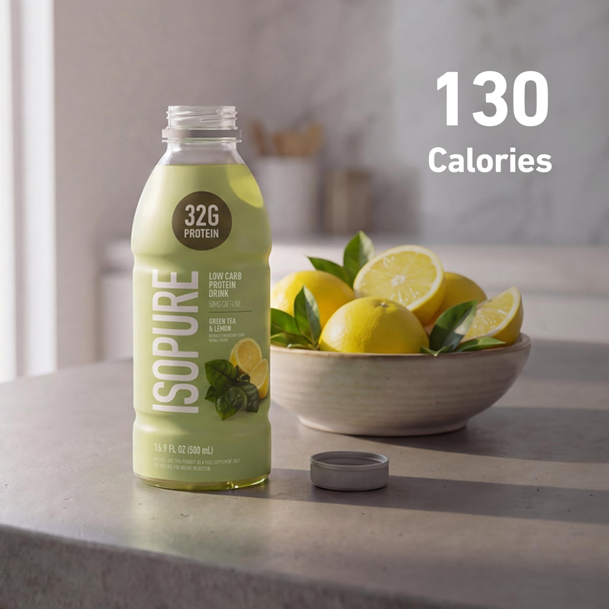 Isopure Zero Carb Clear Protein Drink, Apple Melon 12 Count