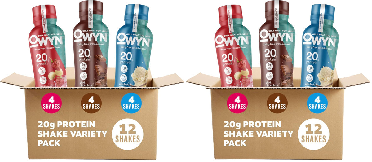 OWYN Only What You Need Smooth Vanilla Flavored 20g Protein Shake, 12 Ct