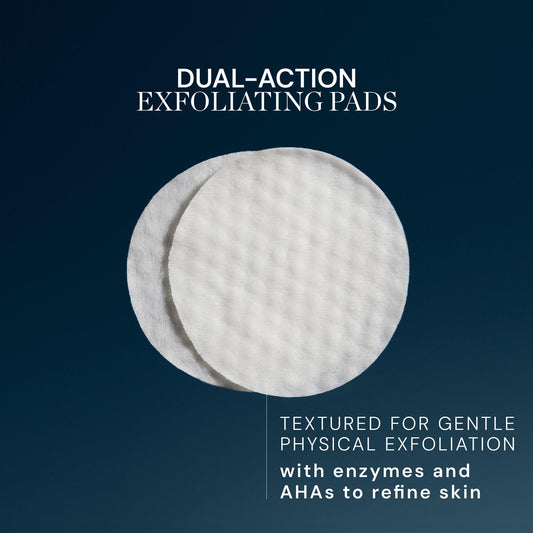ELEMIS Dynamic Resurfacing Facial Pads - Blackhead Refining Treatment - Gentle Daily Skin Resurfacer - Lactic Acid, Tri-Enzyme - 60-Count Jar