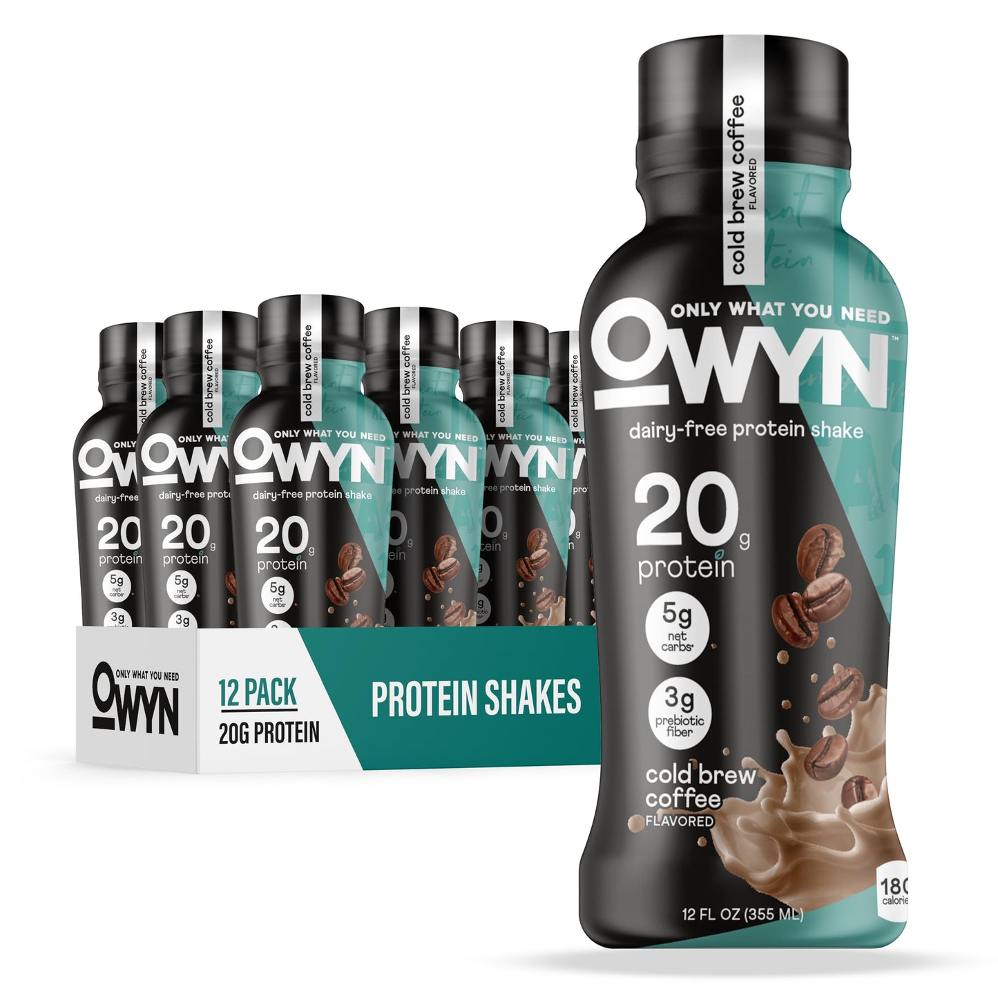 OWYN Only What You Need Smooth Vanilla Flavored 20g Protein Shake, 12 Ct