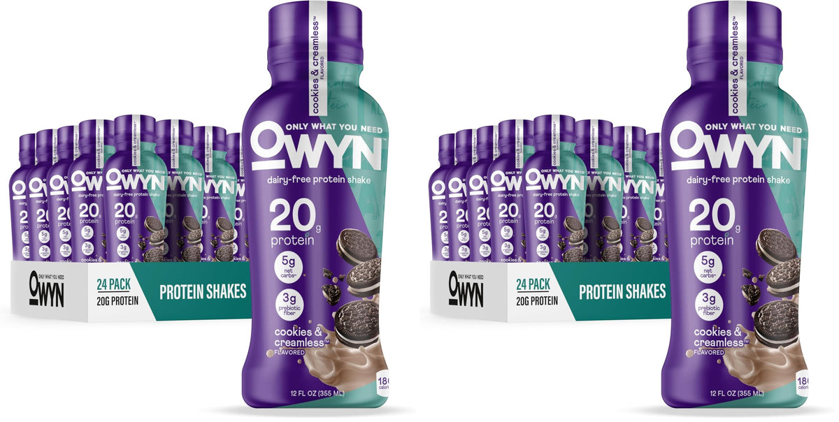 OWYN Only What You Need Smooth Vanilla Flavored 20g Protein Shake, 12 Ct